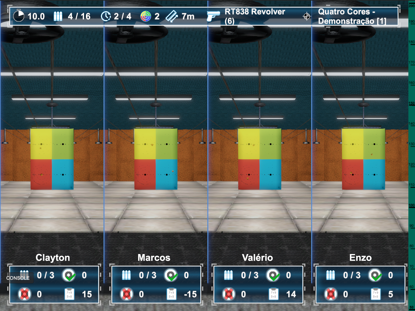 Interface do Simulador TISPro - Visão 1